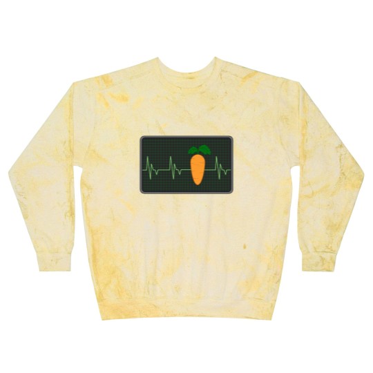 Discover Carrot Hearbeat Cool Carrot Design Blast Sweatshirts