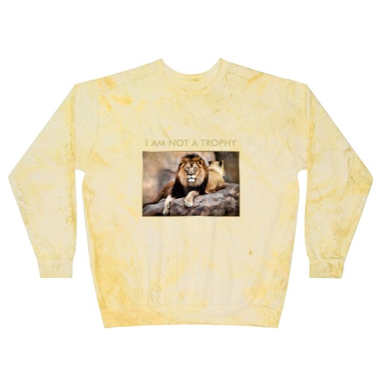 Discover Cecil the Lion I Am Not A Trophy Blast Sweatshirts