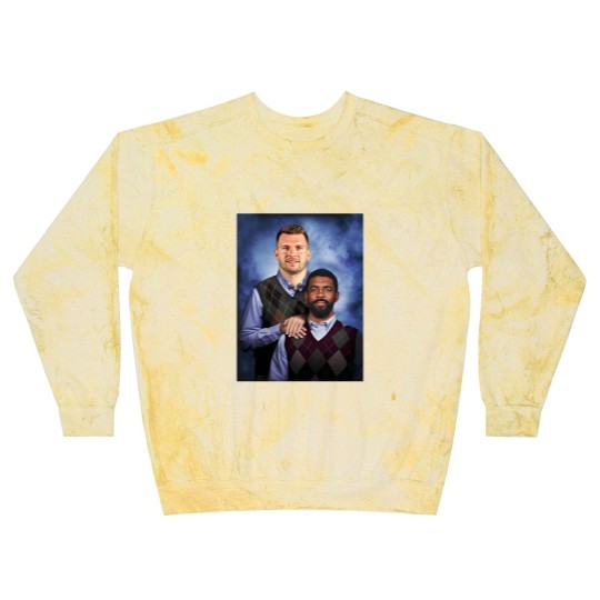 Discover Luka Doncic Kyrie Irvin Funny Blast Sweatshirts, Luka Doncic Blast Sweatshirts