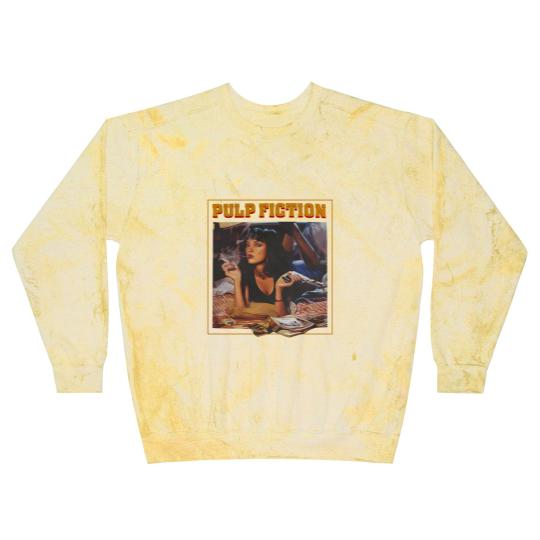 Discover Pulp Fiction Blast Sweatshirts, Vintage Quentin Tarantino Pulp Fiction Blast Sweatshirts
