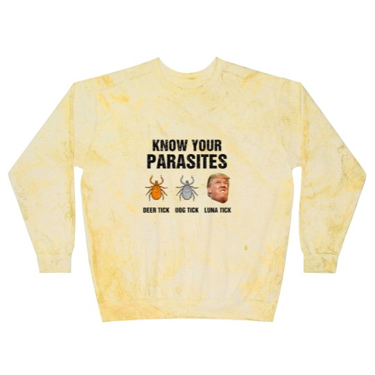 Discover Know Your Parasites Deer Tick Dog Tick Luna Tick Blast Sweatshirts