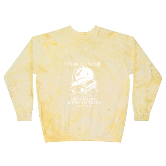 Discover Vintage Flying Car Blast Sweatshirts, Potter Gifts, Weasley Blast Sweatshirts