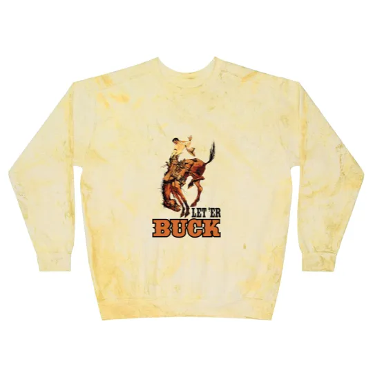 Discover Pendleton Oreon Let 'Er Buck Sticker Blast Sweatshirts