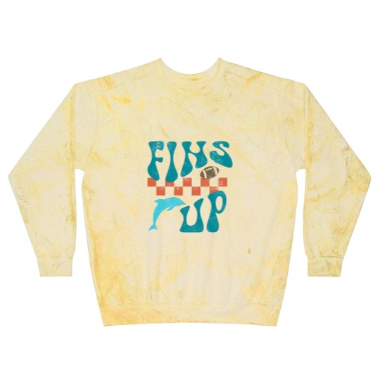 Discover Fins Up Blast Sweatshirts  Retro Miami Football Blast Sweatshirts Game Day Blast Sweatshirts Miami Sports Go Fins