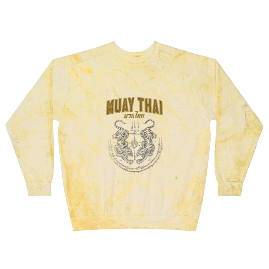 Discover twin tiger sak yant muay thai Blast Sweatshirts