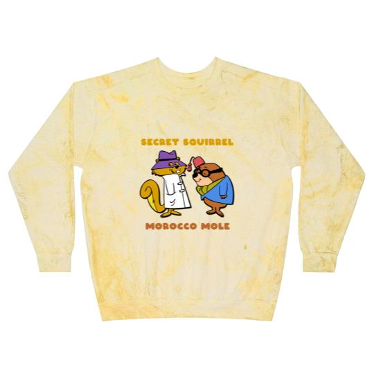 Discover Secret Squirrel and Morocco Mole Blast Sweatshirts