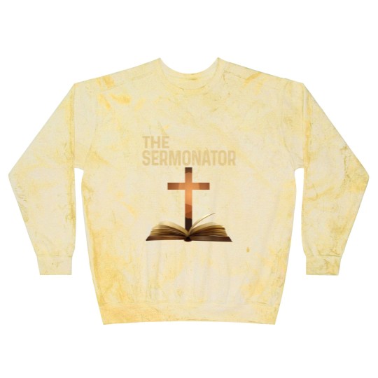 Discover Mens The Sermonator Pastor Appreciation Christian Cross Blast Sweatshirts Blast Sweatshirts