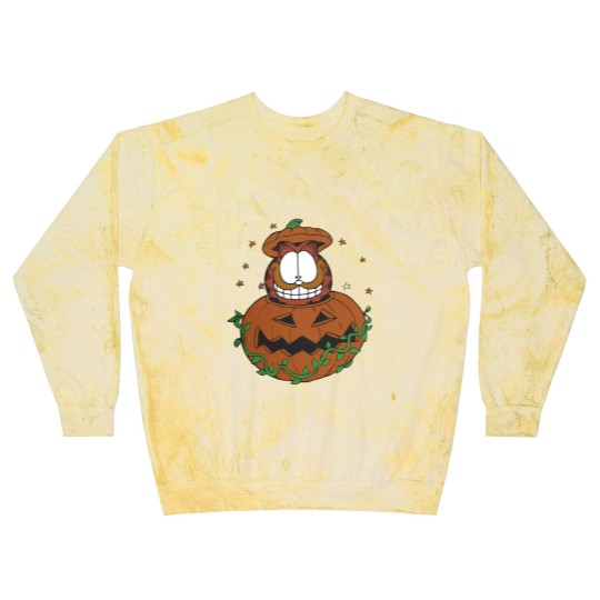 Discover Halloween Garfield Pumpkin Blast Sweatshirts, Halloween Pumpkin Garfield Cat Blast Sweatshirts