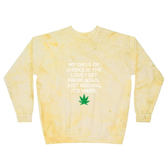 Discover Weed Joke Weed Design Blast Sweatshirts