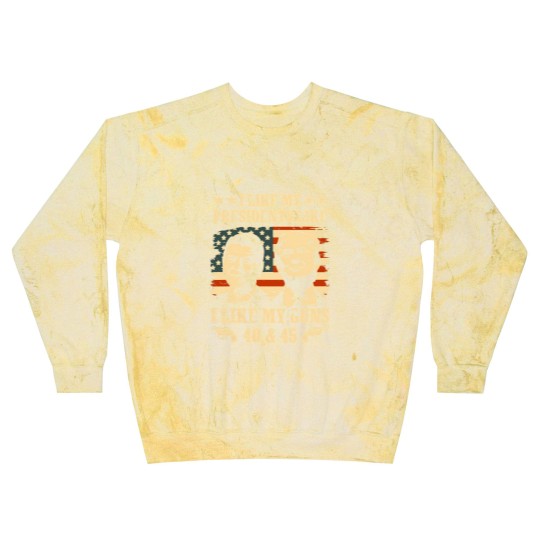 Discover I Like my Presidents Like I Like My Guns 40 45 Blast Sweatshirts, Ronald Reagan and Donald Trump Blast Sweatshirts