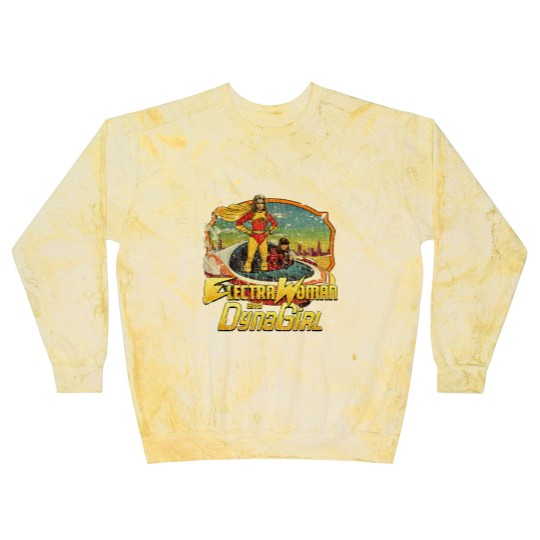 Discover Electra Woman and Dyna Girl 1976 Blast Sweatshirts Blast Sweatshirts