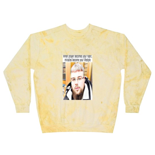 Discover (joeyy) when prayer becomes your habit, miracles become your lifestyle Long Blast Sweatshirts