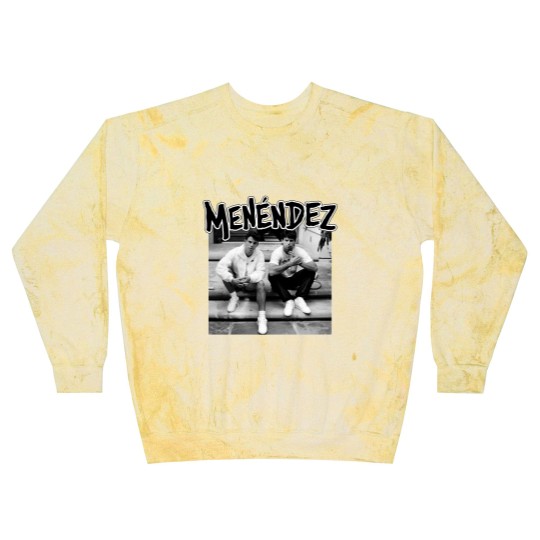 Discover MENENDEZ - out of step porch punk hardcore throwback true crime brothers Blast Sweatshirts