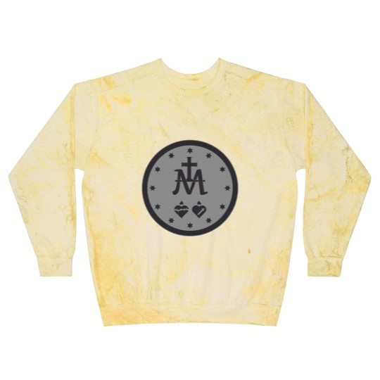 Discover Round Miraculous Medal Round Miraculous Medal Blast Sweatshirts