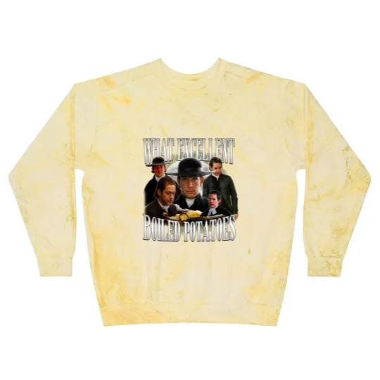 Discover Retro Boiled Potatoes Blast Sweatshirts, Jane Austen Blast Sweatshirts, Pride and Prejudice Blast Sweatshirts Blast Sweatshirts