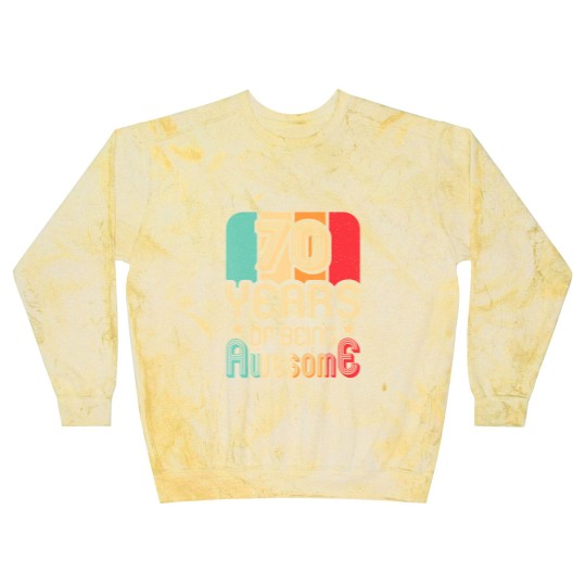 Discover 70 years of being awesome 70 years old 70th birthday Blast Sweatshirts