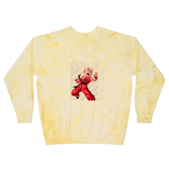 Discover Krillin - Vintage Artcompressed Blast Sweatshirts