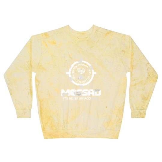 Discover Mossad Idf It'S Never An Accident Israeli Intellig Blast Sweatshirts