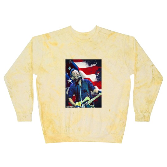 Discover Bruce Springsteen Graphic Blast Sweatshirts  Bruce Springsteen Blast Sweatshirts Tour 2024 Blast Sweatshirts