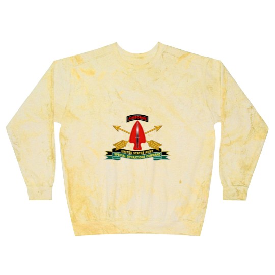 Discover Army US Army Special Operations Command Sine Pari Blast Sweatshirts