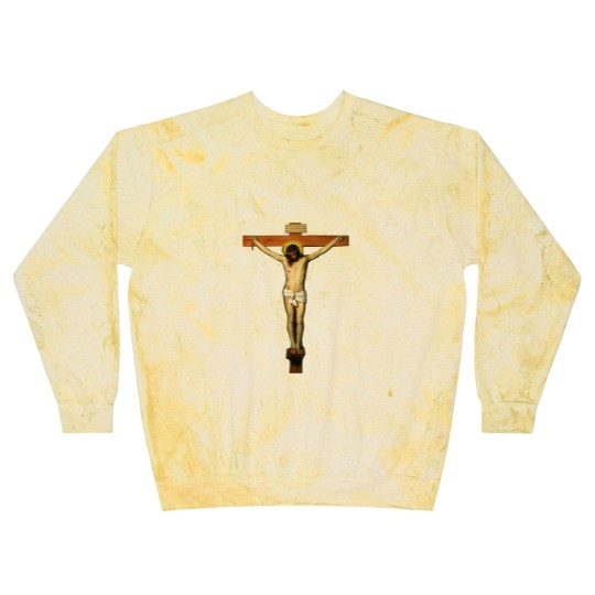 Discover Jesus Crucifix Passion of Christ Blast Sweatshirts