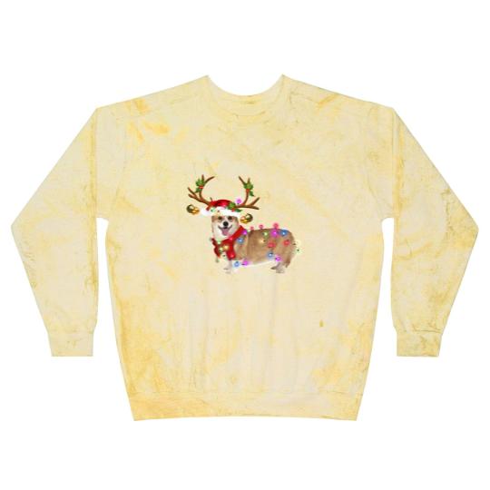Discover Christmas Corgi Reindeer Blast Sweatshirts, Santa's Hat Corgi Blast Sweatshirts