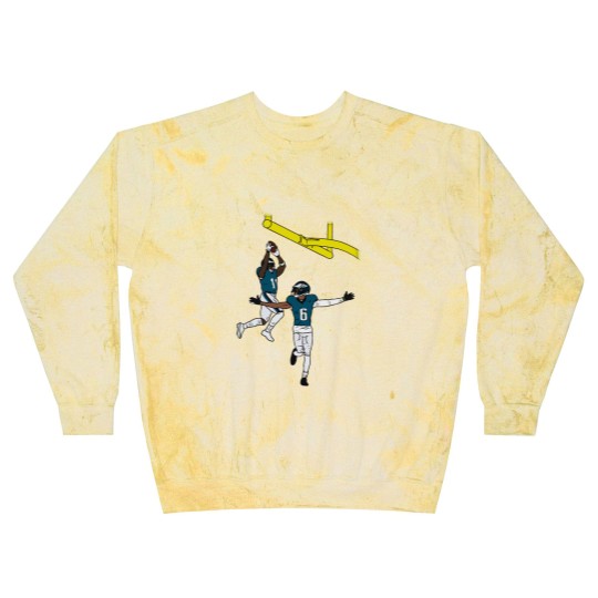 Discover AJ Brown and DeVonta Smith Dunk Celebration Active(1) Blast Sweatshirts