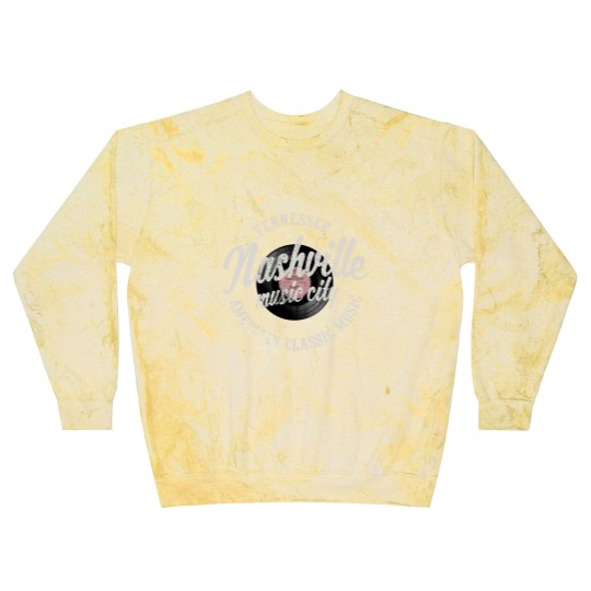Discover Nashville Music City Vinyl Vintage Blast Sweatshirts