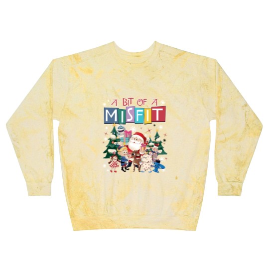 Discover Misfit Toys Christmas Blast Sweatshirts | A Bit Of A Misfit Blast Sweatshirts