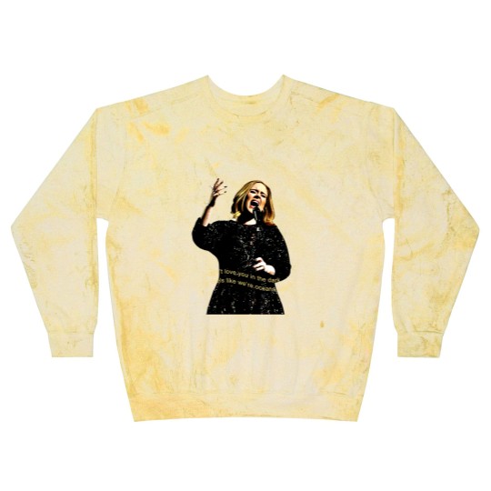 Discover Adele Concert Love In The Dark Blast Sweatshirts
