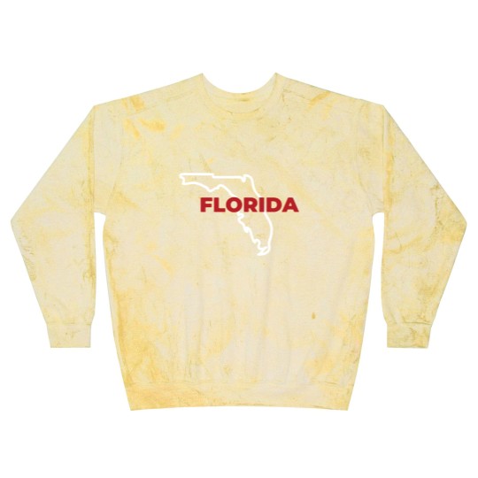 Discover Florida Map Outline - Florida Map - Blast Sweatshirts