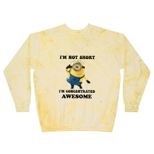 Discover Minions I'm Not Short I'm Concentrated Awesome The Rise of Gru Graphic Blast Sweatshirts
