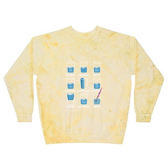 Discover Optimist Pessimist Realist Artist Or Psychologist Blast Sweatshirts