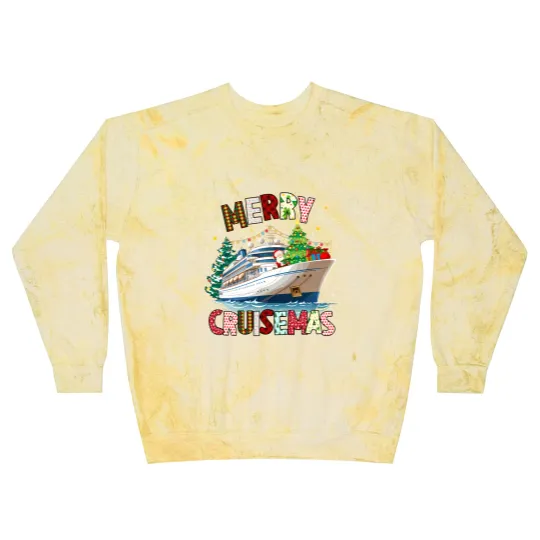 Discover Merry Cruisemas Blast Sweatshirts, Christmas Cruise Crew Blast Sweatshirts
