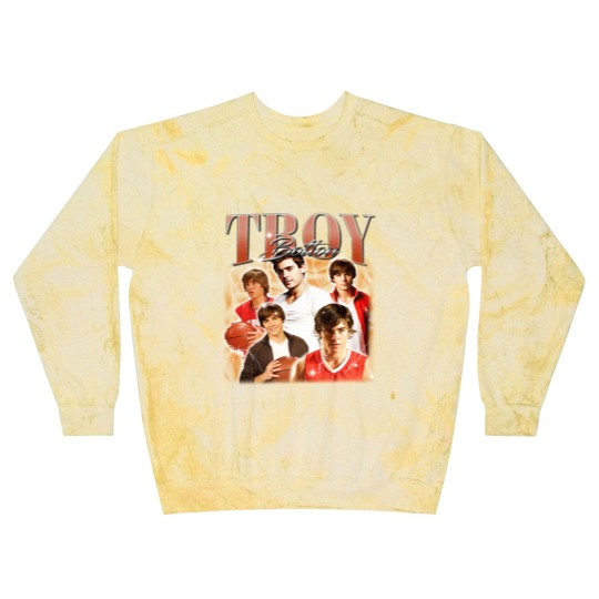 Discover Troy Bolton 90's Blast Sweatshirts, Troy Bolton Bootleg Tees, Troy Bolton Fans Gifts
