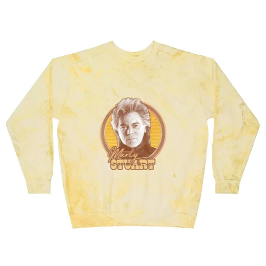 Discover Marty Stuart / Faded-Look Country Fan Art Design - Marty Stuart - Blast Sweatshirts