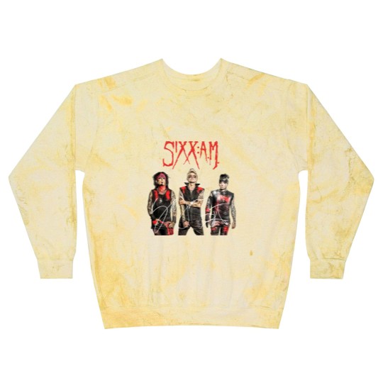 Discover Vintage Sixx AM Band Blast Sweatshirts, Sixx AM Blast Sweatshirts, Sixx AM Signed Men Blast Sweatshirts,