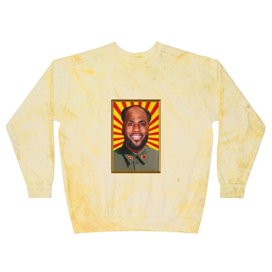 Discover Lebron James Chinese Communist Party Blast Sweatshirts