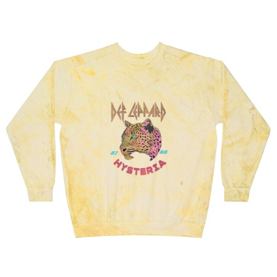 Discover Vintage 80's Rock Band Blast Sweatshirts Blast Sweatshirts Leppard  Blast Sweatshirts Rock and Roll Leopard