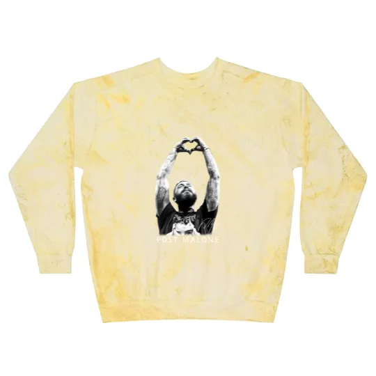 Discover Post Malone Hand Hearts Blast Sweatshirts