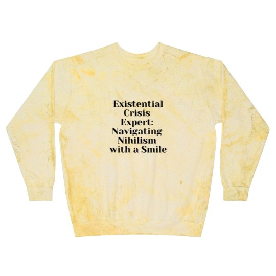 Discover Optimist Nihilism Philosophy Quote Blast Sweatshirts