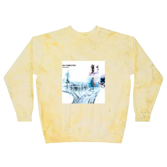 Discover Radiohead Ok Computer Band Blast Sweatshirts, Music Lovers Blast Sweatshirts