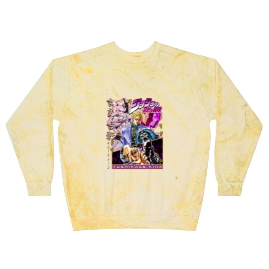 Discover Vintage Yoshikage Kira Jojo's Bizzare Adventure Blast Sweatshirts