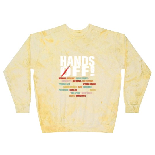 Discover Hands Off Protest Political Activism Activism Save Public Blast Sweatshirts