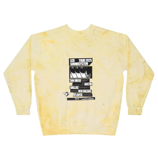 Discover New LCD Soundsystem Band Tour 2025 Blast Sweatshirts