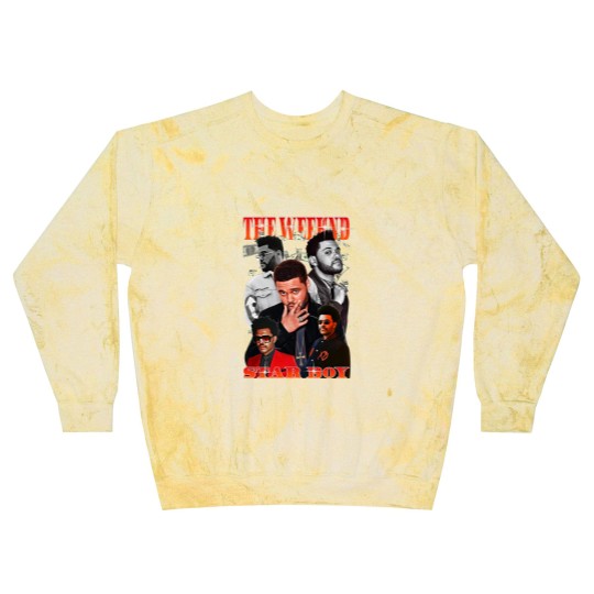 Discover The Weekend Star Boy Blast Sweatshirts Music Blast Sweatshirts
