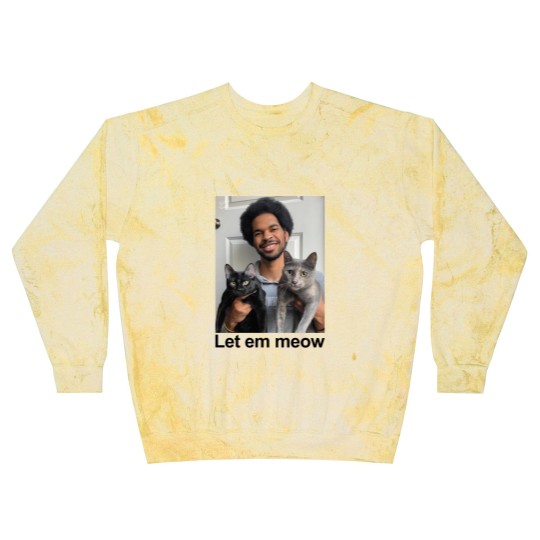 Discover Let Em Meow Jarrett Allen Blast Sweatshirts, Unisex Blast Sweatshirts, Unisex Men & Women