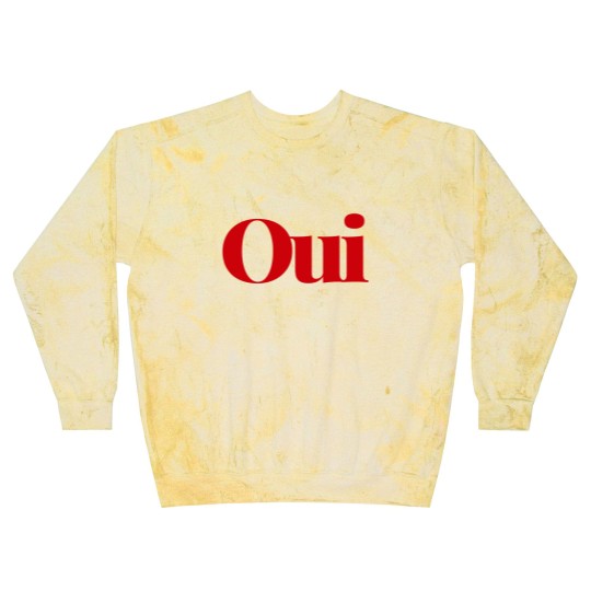 Discover Oui Blast Sweatshirts, French slogan Blast Sweatshirts, cute yes Blast Sweatshirts
