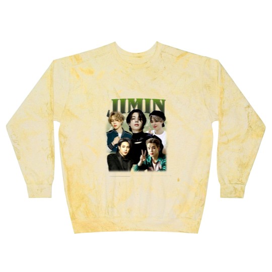 Discover Limited Jimin Korean Pop Blast Sweatshirts Vintage Unisex Blast Sweatshirts