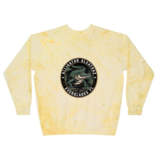 Discover Alligator Alcatraz Blast Sweatshirts, Everglades Florida Parody Blast Sweatshirts